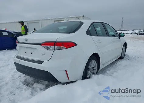 2025 Toyota Corolla Le from USA, damaged, VIN 5YFB4MDE4SP290360